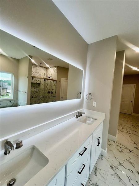 Furnished interior view inside a new home in , Atlanta (Image 18).