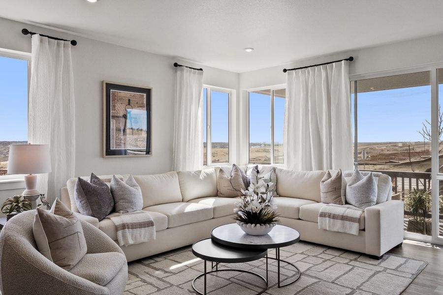 Representative furnished interior of a home built from the 1 by Trumark Homes in Trumark Homes at Tanterra, Parker (Image 4).