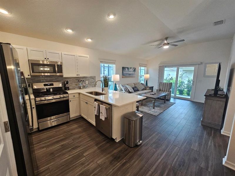 Furnished interior view inside a new home in , The Villages (Image 5).