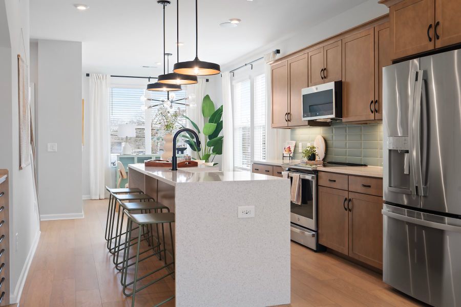 Representative furnished interior of a home built from the Braden by Tri Pointe Homes in Southmont, Charlotte (Image 4). Representative furnished interior of a home built from the Braden by Tri Pointe Homes in Southmont, Charlotte (Image 4).