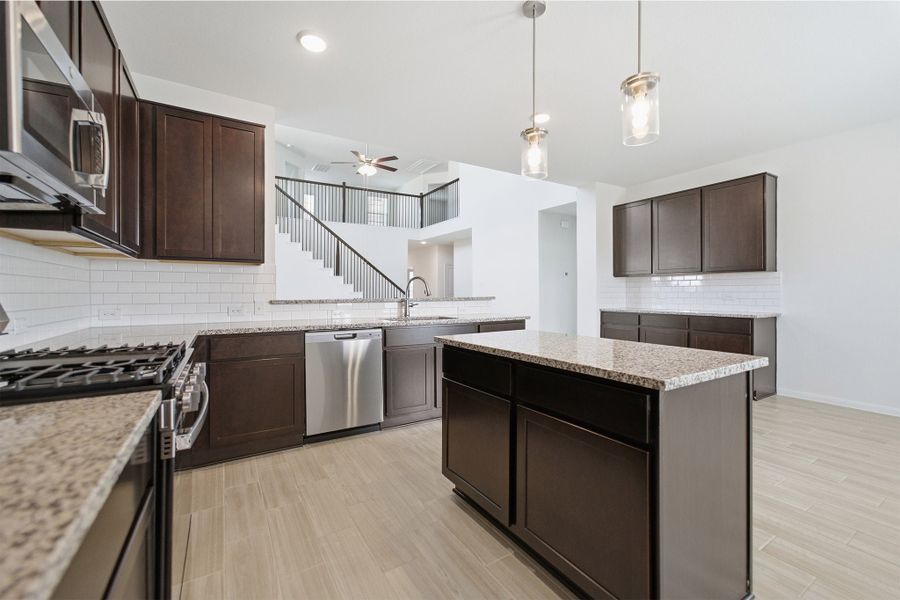 Furnished interior view inside a new home in Briarwood, Elgin (Image 8).