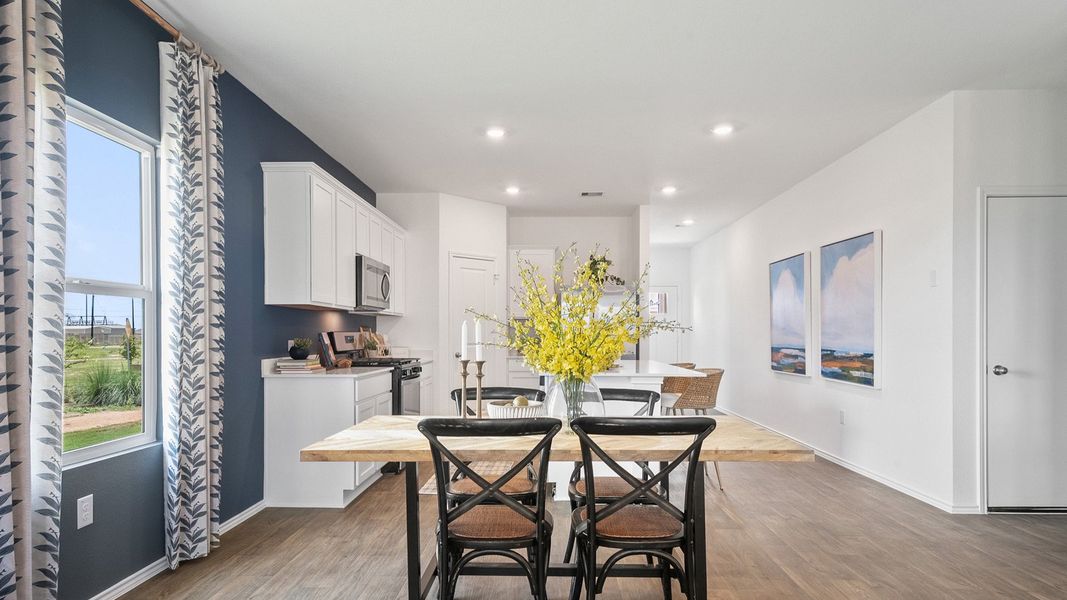 Representative furnished interior of a home built from the The Kendall by D.R. Horton in Talavera, Kyle (Image 12). Representative furnished interior of a home built from the The Kendall by D.R. Horton in Talavera, Kyle (Image 12).