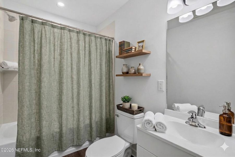 Furnished interior view inside a new home in , Jacksonville (Image 18). Furnished interior view inside a new home in , Jacksonville (Image 18).