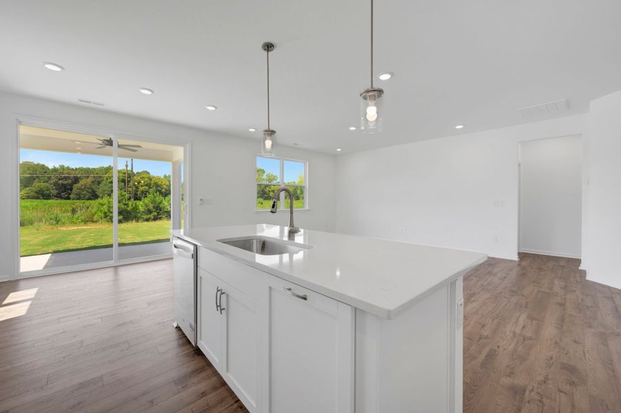 Furnished interior view inside a new home in Providence Creek, Fuquay Varina (Image 5).