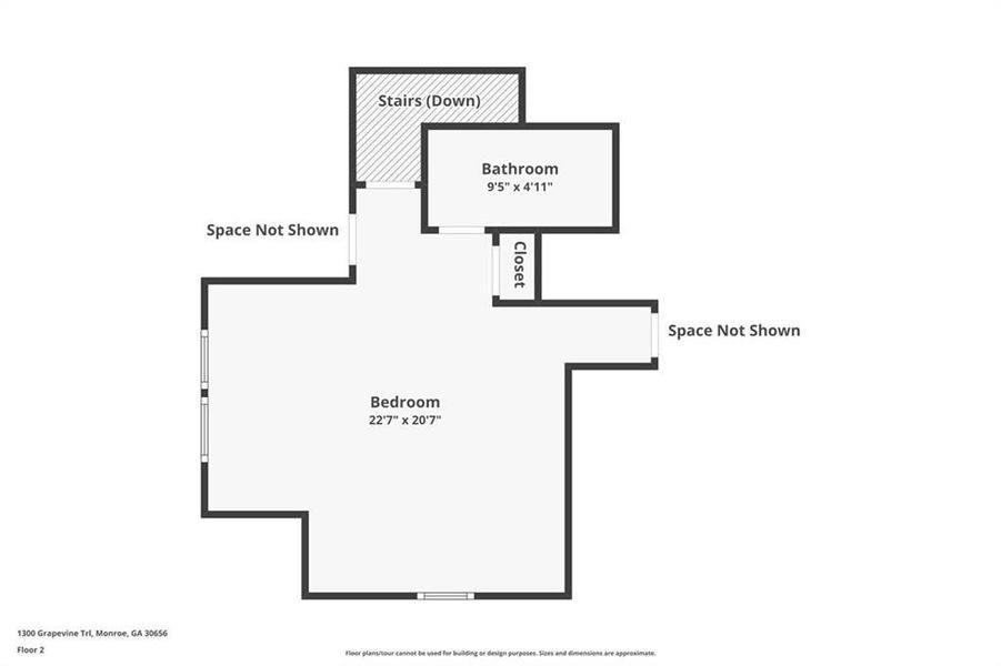 2D floor plan layout of this home in , Monroe, GA (Image 6).