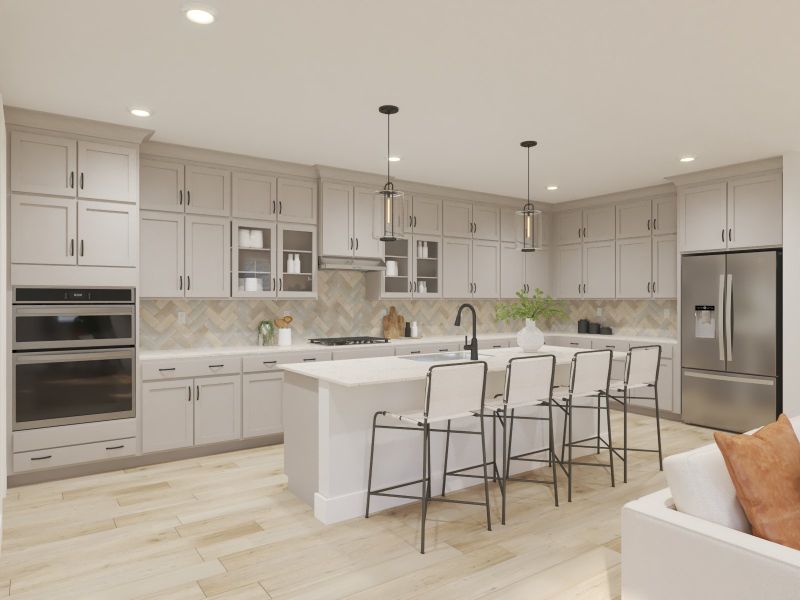 Furnished interior view inside a new home in Poplar Farms, Franklin (Image 3).