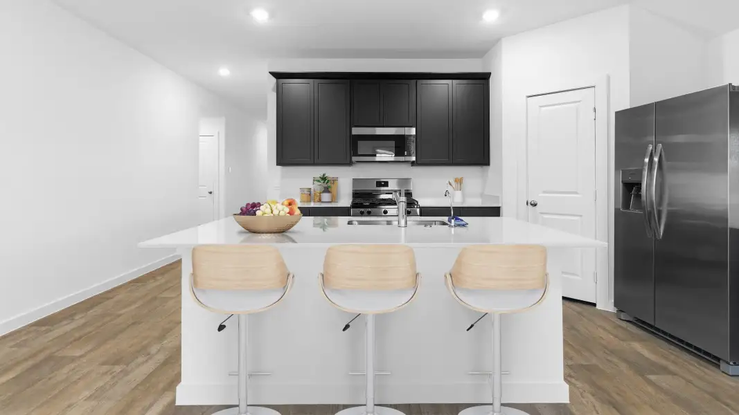 Representative furnished interior of a home built from the Cali - X40I by D.R. Horton in Harvest Pointe, Needville (Image 6).