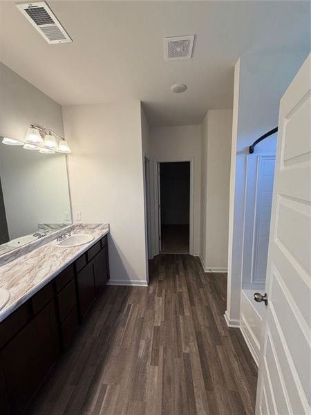 Furnished interior view inside a new home in Garrett Preserve, Hiram (Image 13). Furnished interior view inside a new home in Garrett Preserve, Hiram (Image 13).