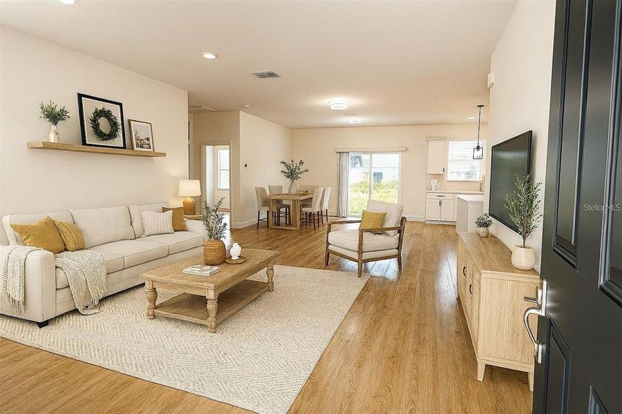 Furnished interior view inside a new home in , Ocala (Image 4).