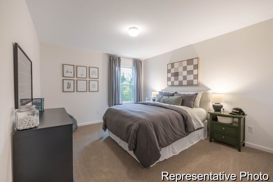 Furnished interior view inside a new home in Covington Ridge Townhomes, Thomasville (Image 18).