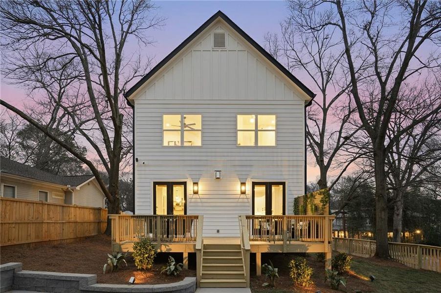 Front exterior of a new home in , Atlanta, GA, highlighting curb appeal (Image 26).