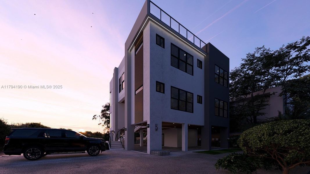Front exterior of a new home in , Marathon, FL, highlighting curb appeal (Image 12). Front exterior of a new home in , Marathon, FL, highlighting curb appeal (Image 12).