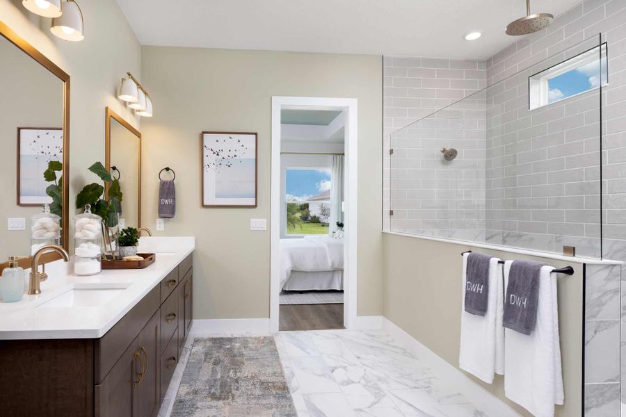 Representative furnished interior of a home built from the The Rubytail by David Weekley Homes in SeaFlower – Classic Homes, Bradenton (Image 11). Representative furnished interior of a home built from the The Rubytail by David Weekley Homes in SeaFlower – Classic Homes, Bradenton (Image 11).