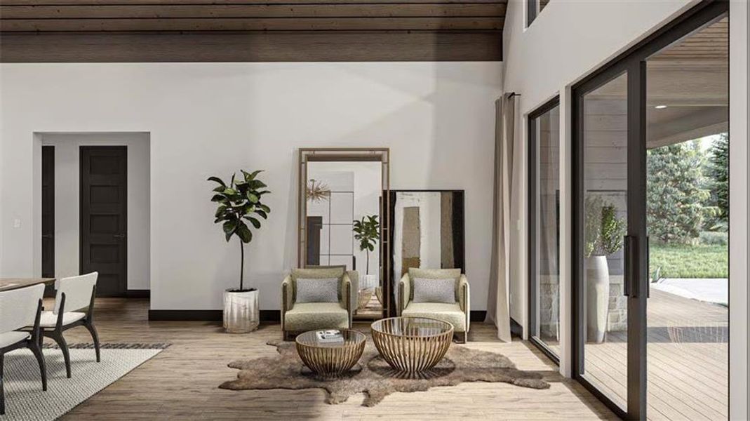 Exterior details and patio area of a home in , Acworth (Image 3).