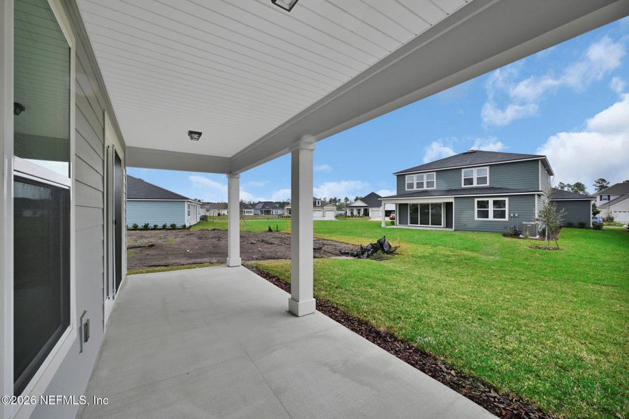 Exterior details and patio area of a home in Hyland Trail, Green Cove Springs (Image 25). Exterior details and patio area of a home in Hyland Trail, Green Cove Springs (Image 25).