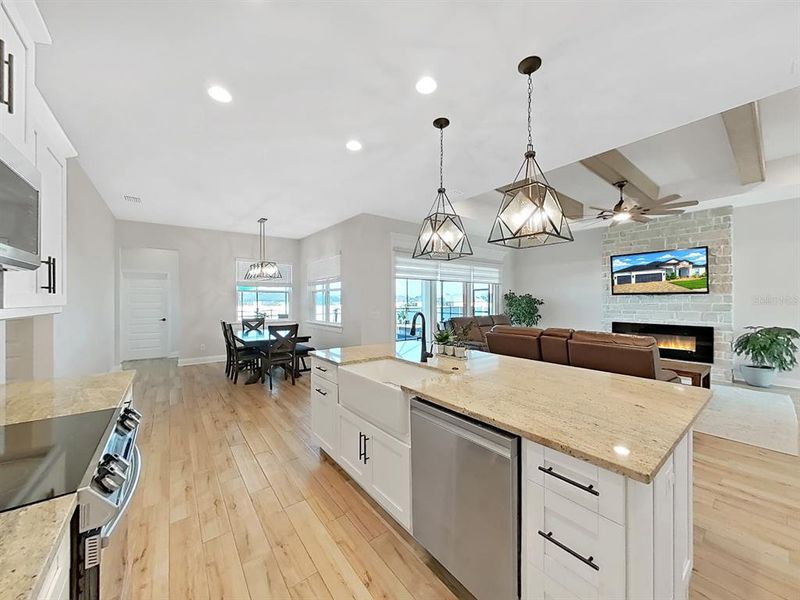 Furnished interior view inside a new home in , Lakeland (Image 6).