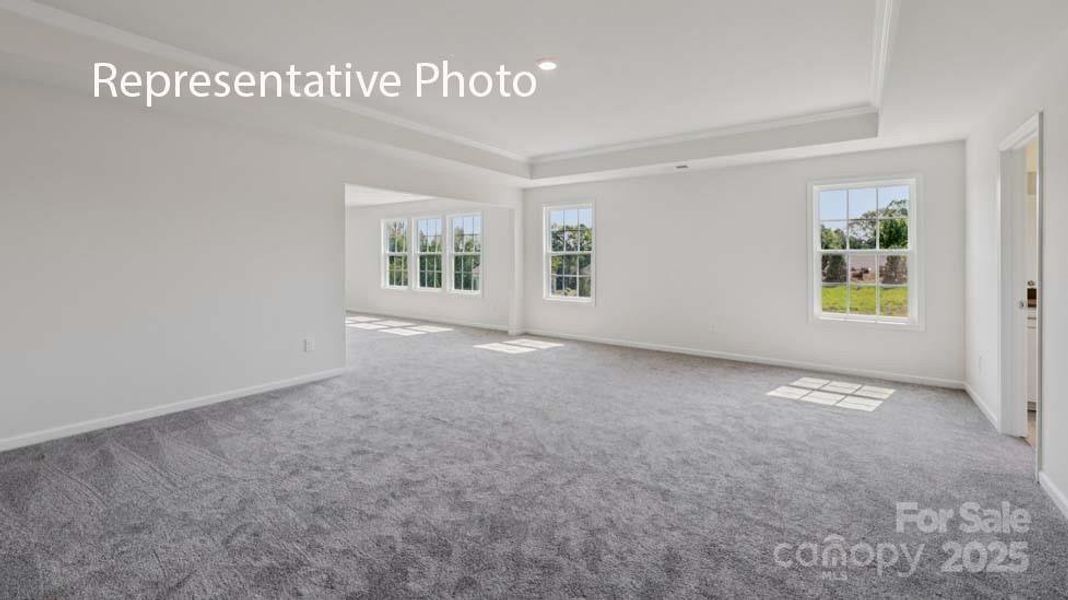 Spacious, unfurnished interior of a new home in Sanctuary at Southgate, Indian Trail (Image 39). Spacious, unfurnished interior of a new home in Sanctuary at Southgate, Indian Trail (Image 39).