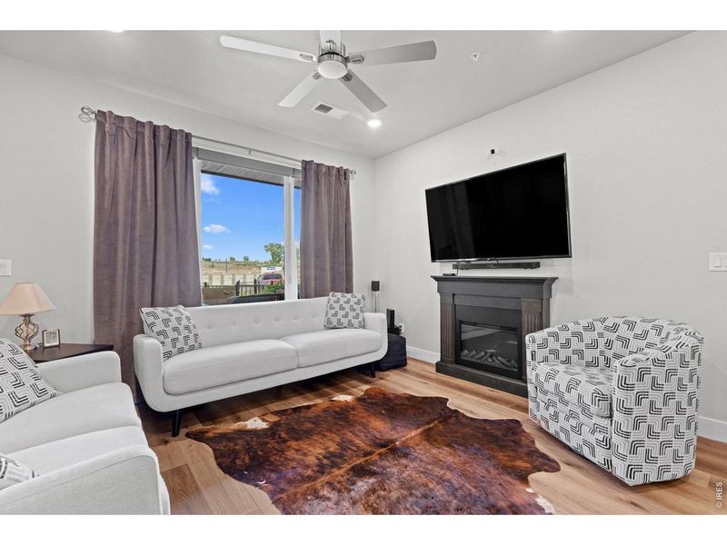 Furnished interior view inside a new home in Wilder at Timnath Ranch, Timnath (Image 4).