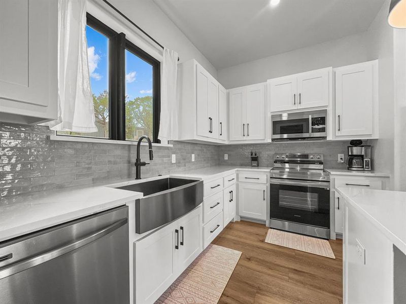 Furnished interior view inside a new home in , Graford (Image 7). Furnished interior view inside a new home in , Graford (Image 7).