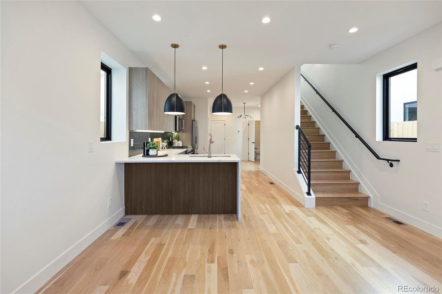 Furnished interior view inside a new home in , Denver (Image 12). Furnished interior view inside a new home in , Denver (Image 12).