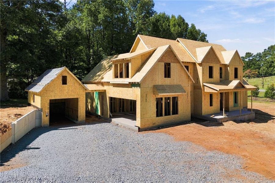 In-progress construction of a new home in , Marietta, GA (Image 6).