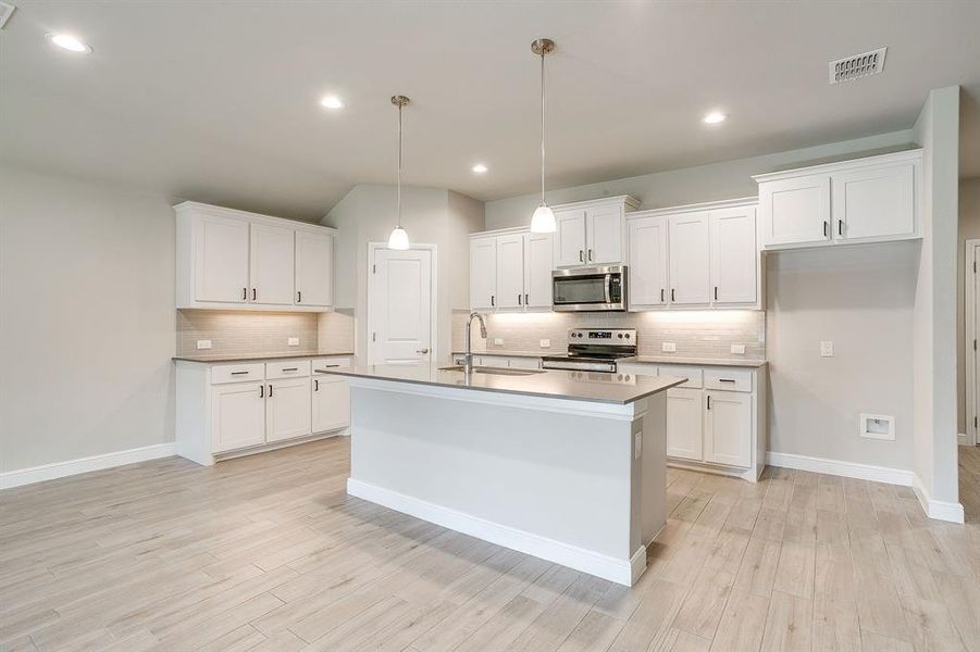 Furnished interior view inside a new home in , Burleson (Image 6).