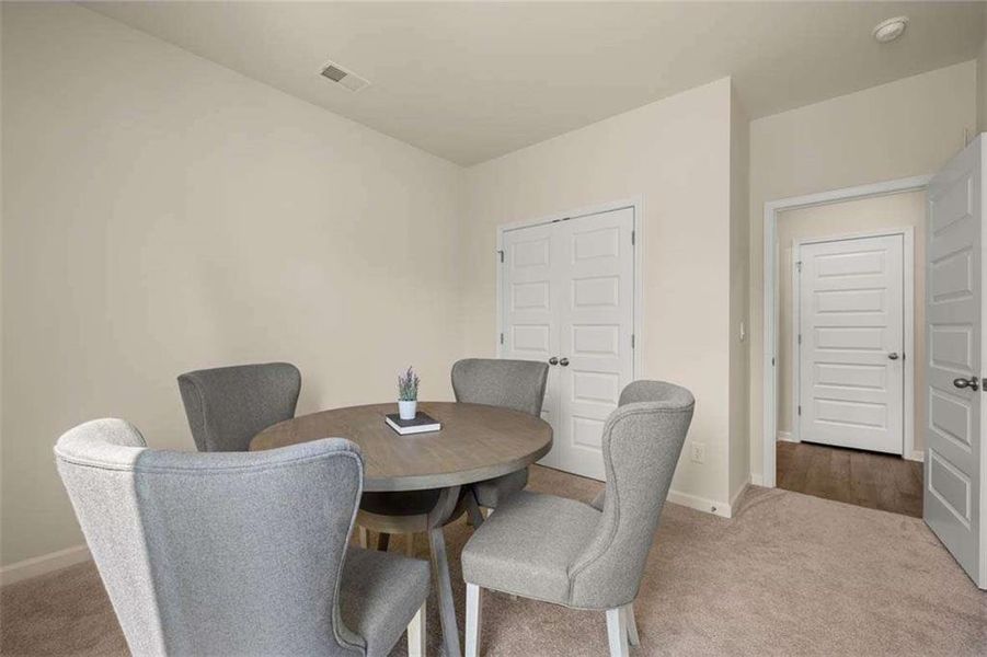 Furnished interior view inside a new home in Wildwood, Covington (Image 39). Furnished interior view inside a new home in Wildwood, Covington (Image 39).