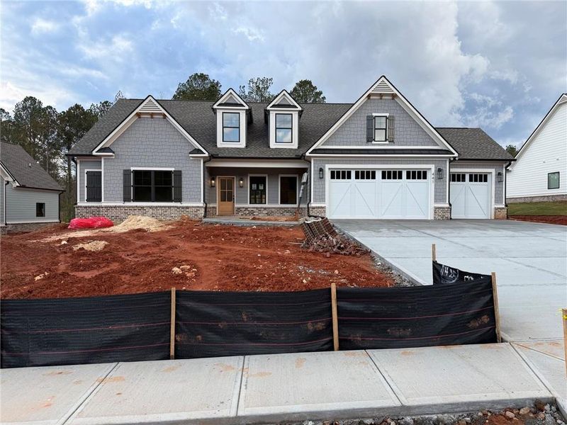 In-progress construction of a new home in Spring Creek, Monroe, GA (Image 2).