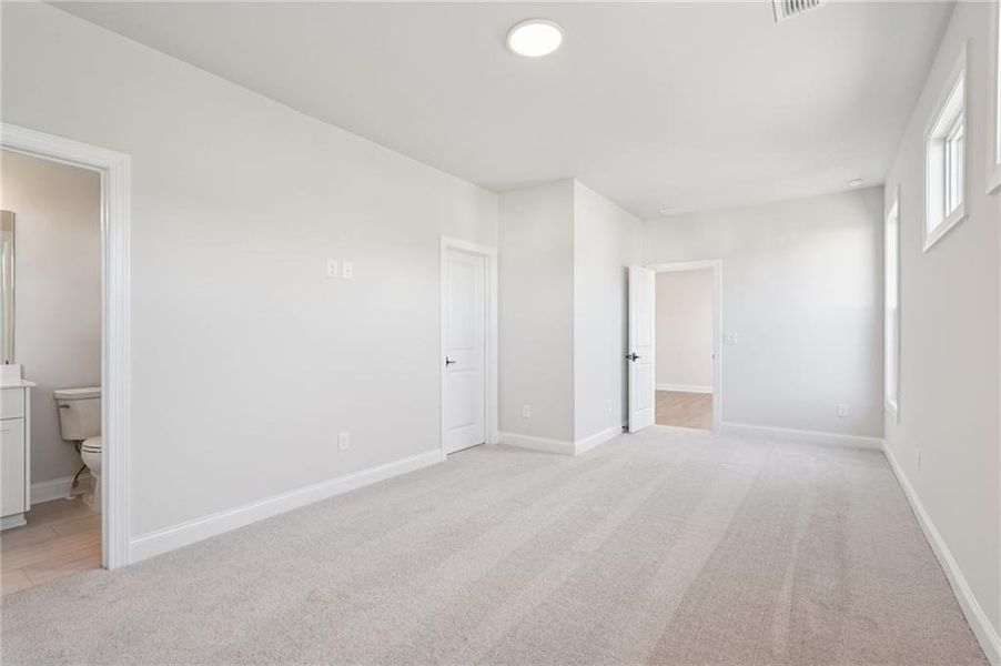 Spacious, unfurnished interior of a new home in Promenade at Sawnee Village, Cumming (Image 45).