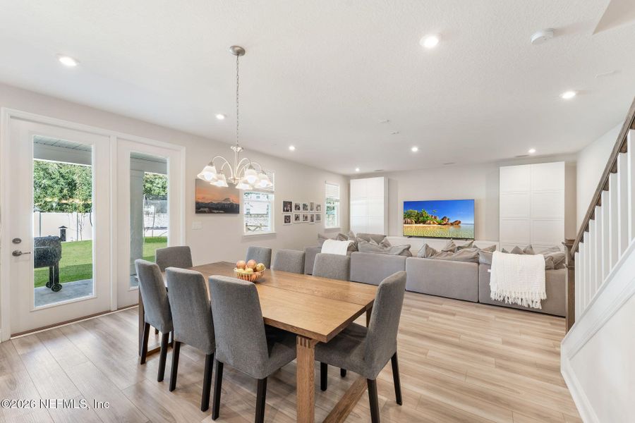 Furnished interior view inside a new home in Olde Mandarin Estates, Jacksonville (Image 40).