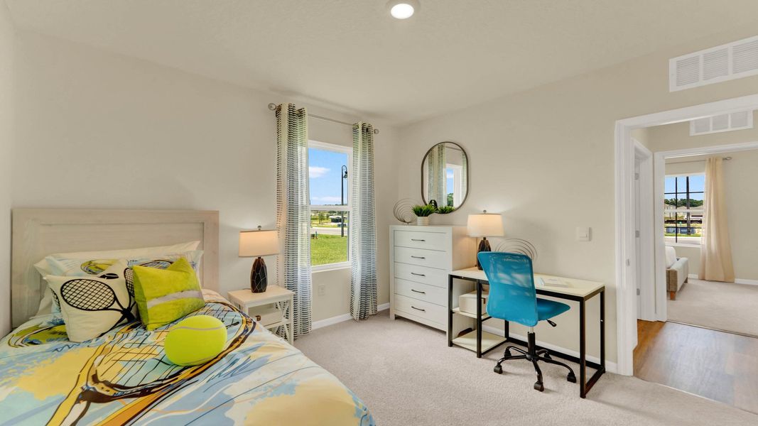 Furnished interior view inside a new home in Crossroads at Kelly Park, Apopka (Image 27).
