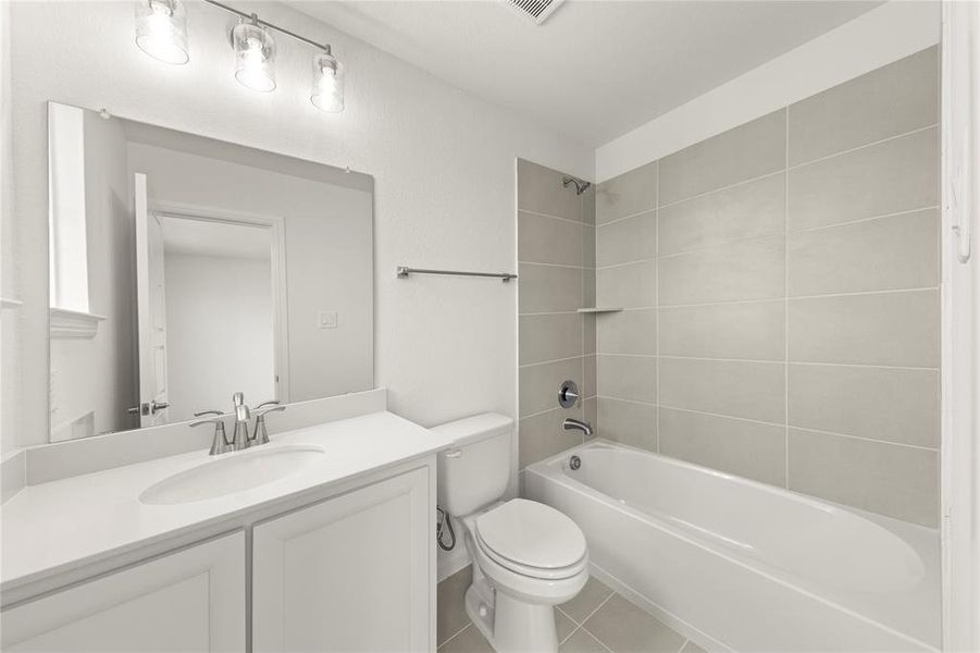 Furnished interior view inside a new home in La Terra at Uptown Celina, Celina (Image 5).