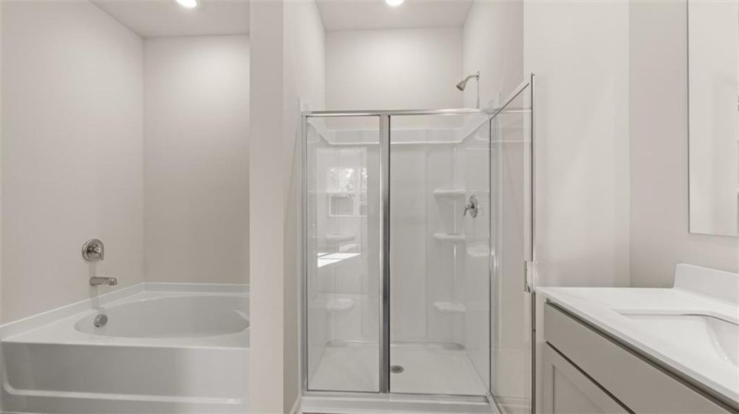 Furnished interior view inside a new home in Jackson Landing, Jefferson (Image 17).