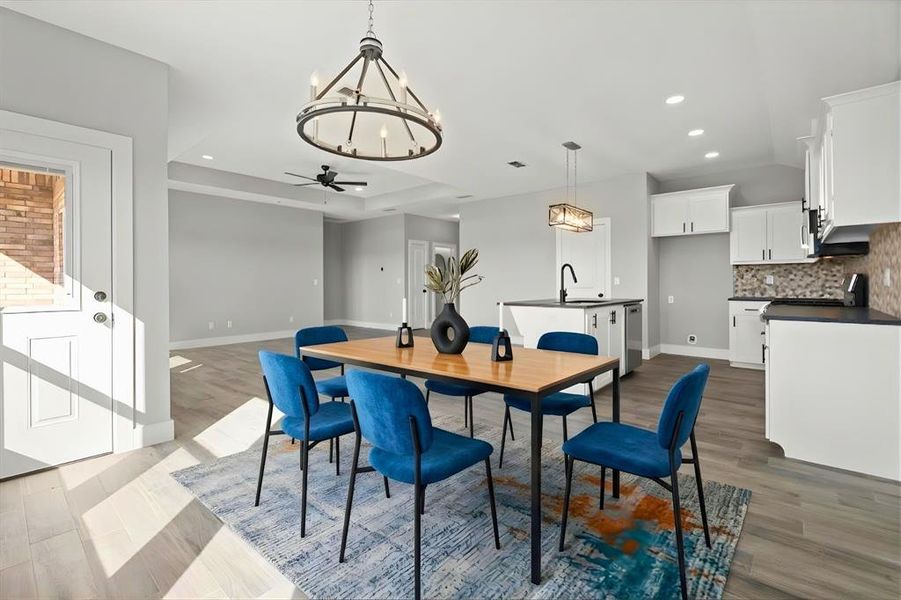 Furnished interior view inside a new home in , Lindale (Image 9).