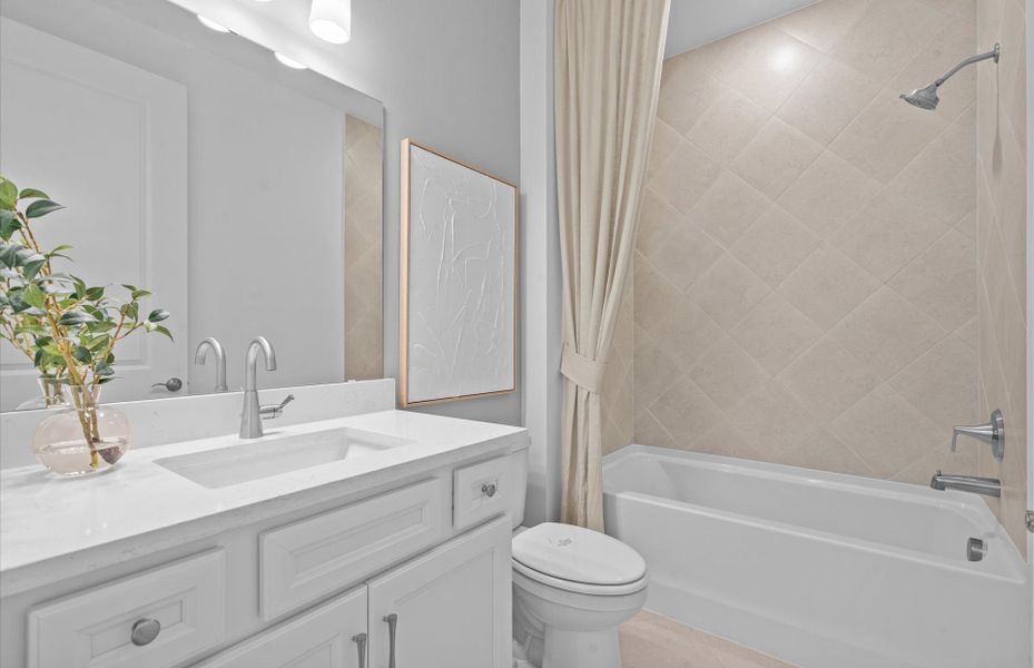 Representative furnished interior of a home built from the Compass by Del Webb in Del Webb Greenville, Greenville (Image 6).