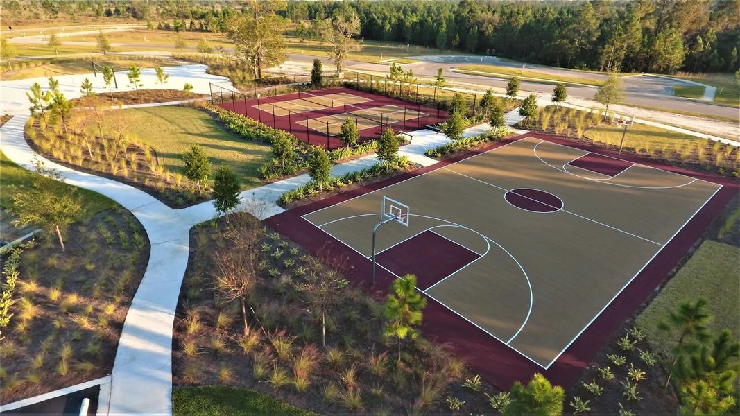 Trailmark Basketball and Tennis Courts Trailmark Basketball and Tennis Courts