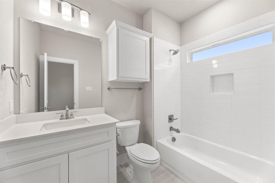 Furnished interior view inside a new home in Villages of Creekwood, Frisco (Image 5).