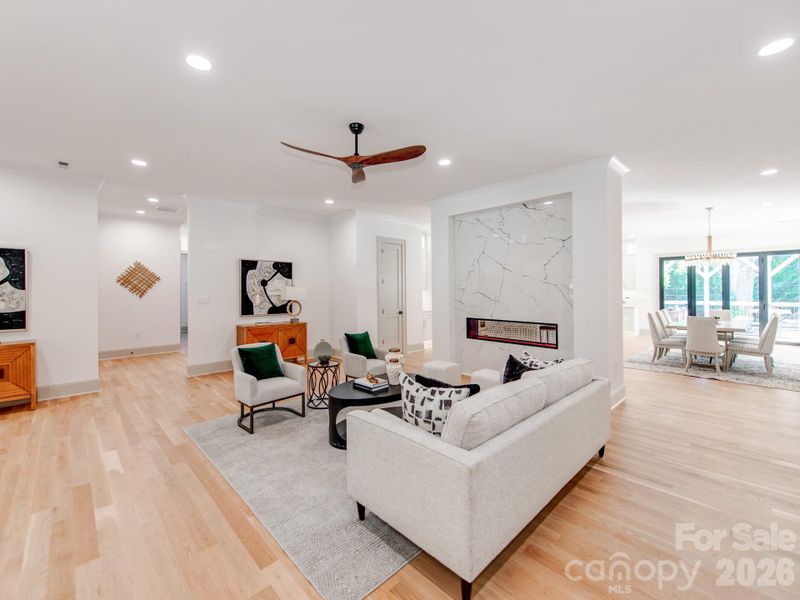 Furnished interior view inside a new home in , Charlotte (Image 33).