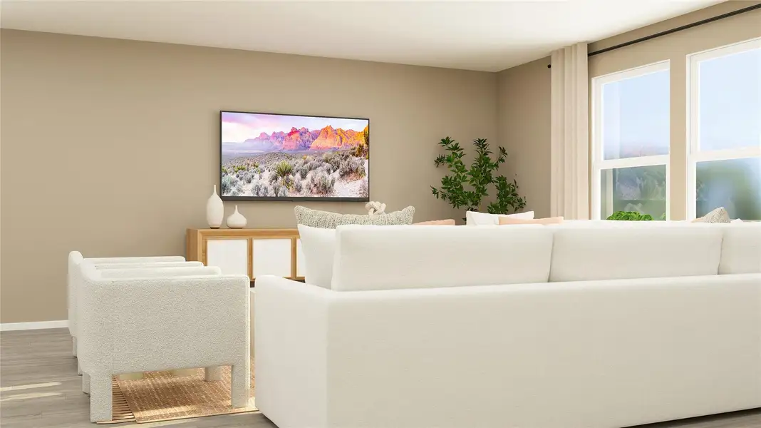 Furnished interior view inside a new home in Synova, Crosby (Image 7).