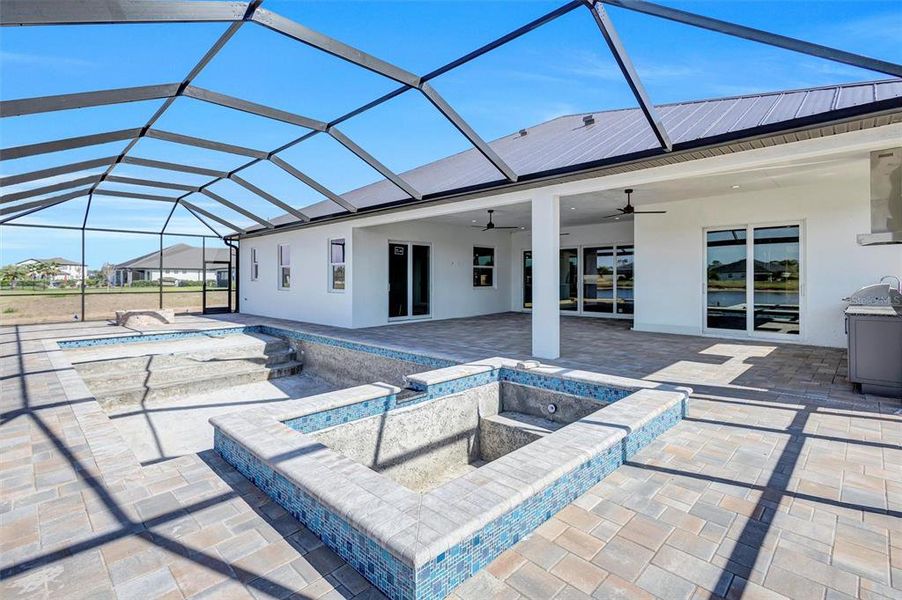 Exterior details and patio area of a home in , Parrish (Image 4). Exterior details and patio area of a home in , Parrish (Image 4).