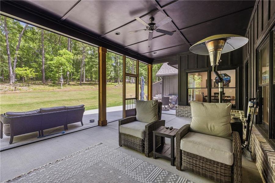 Exterior details and patio area of a home in , Buckhead (Image 26).