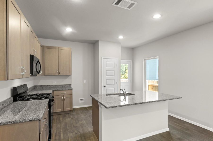 Furnished interior view inside a new home in Cloverleaf, Austin (Image 9).