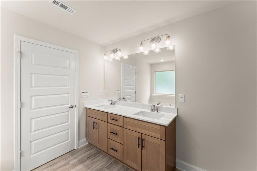 Furnished interior view inside a new home in Magnolia Villas, Cornelia (Image 14). Furnished interior view inside a new home in Magnolia Villas, Cornelia (Image 14).