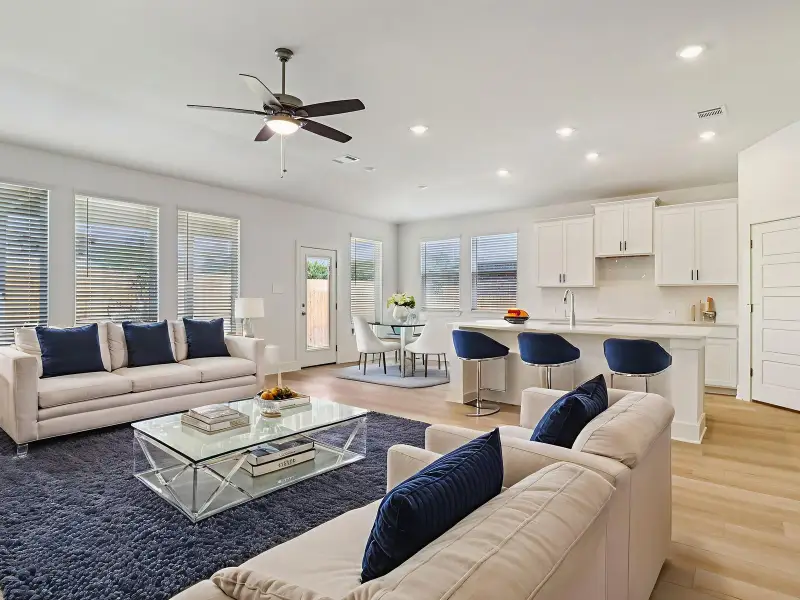 Furnished interior view inside a new home in Sagebrooke - Classic Series, San Antonio (Image 3).