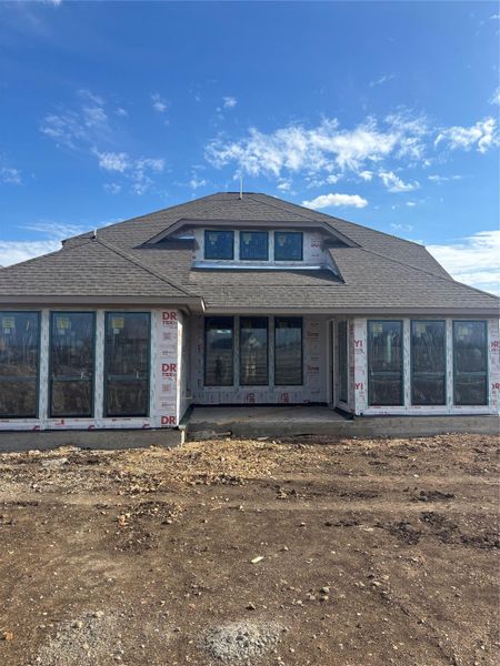Rear of Home and covered Patio