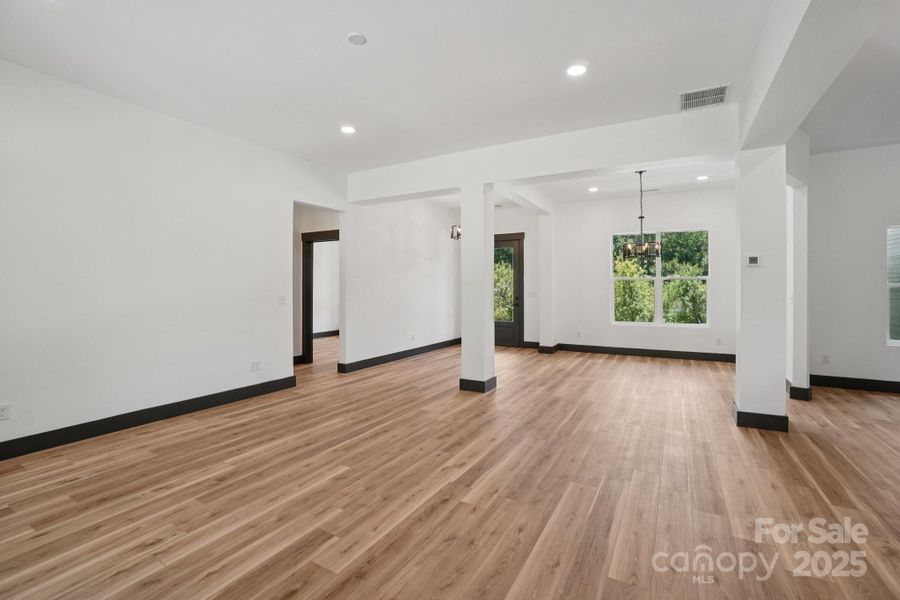 Spacious, unfurnished interior of a new home in , Hendersonville (Image 34).