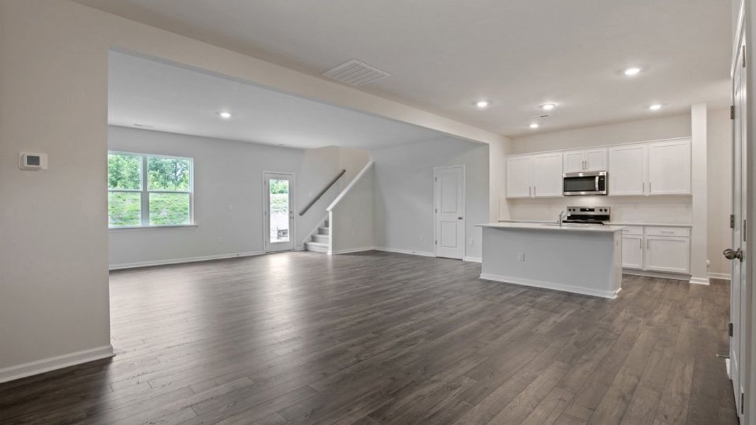 Spacious, unfurnished interior of a new home in The Grove at Matthews Landing, Fuquay Varina (Image 14).