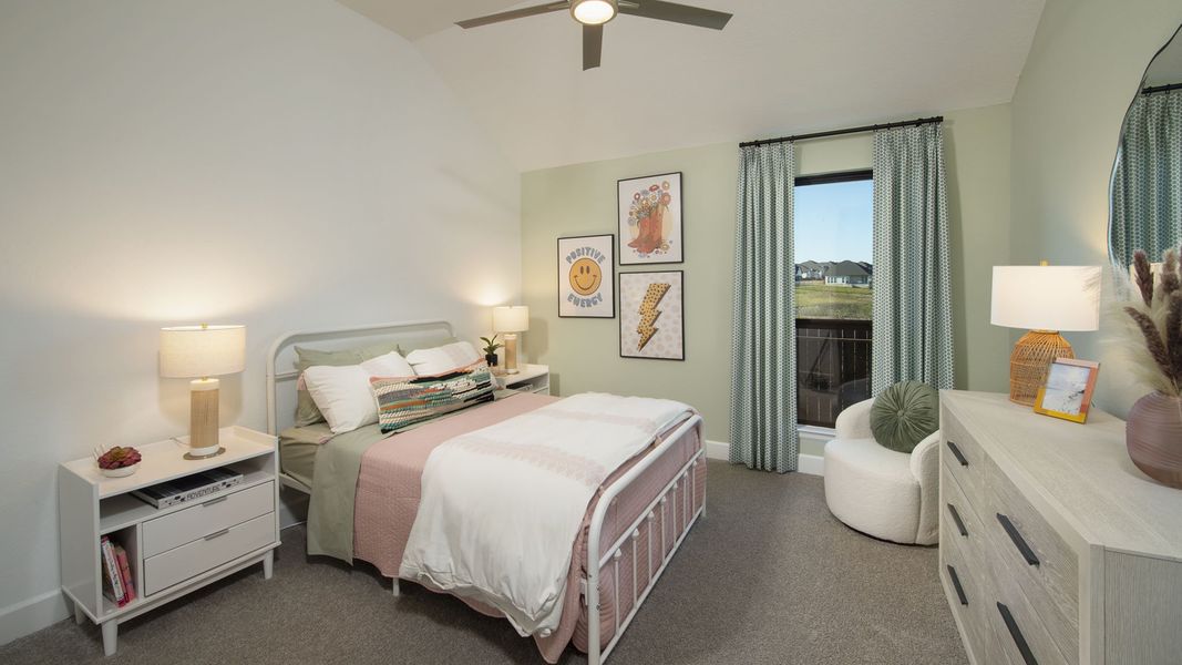 Furnished interior view inside a new home in Homestead, Schertz (Image 13).