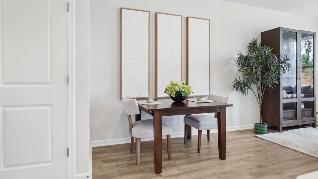 Furnished interior view inside a new home in River Landing Townhomes, Murfreesboro (Image 13).