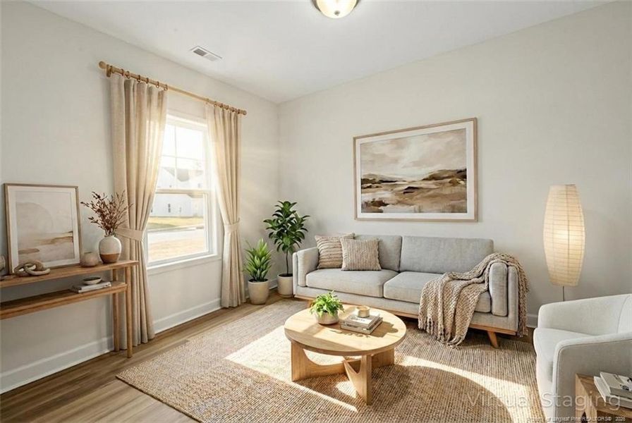 Flex space - virtually staged